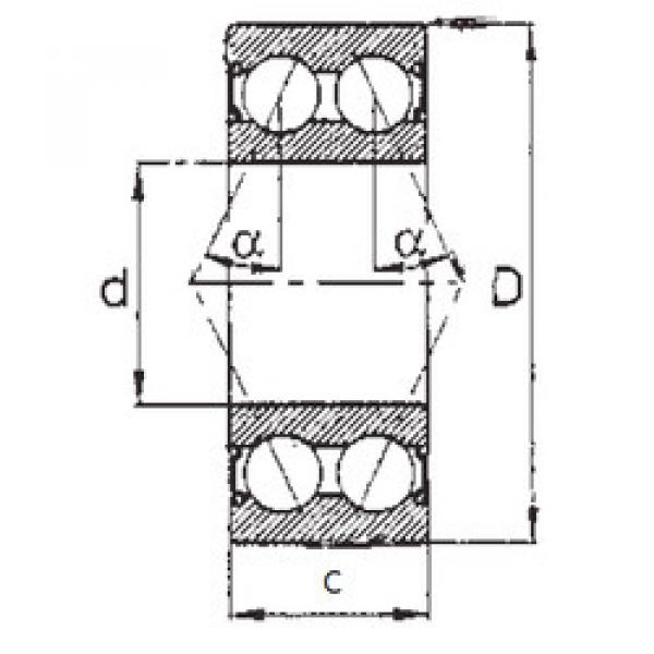 roulements 5206-2RS FBJ #1 image