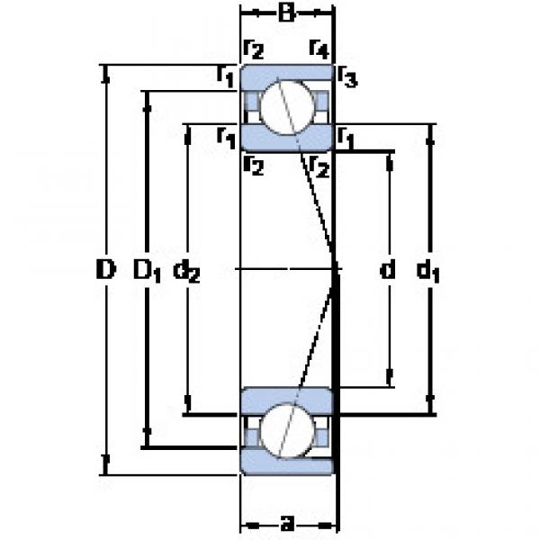 roulements 71960 ACDMA/HCP4A SKF #1 image