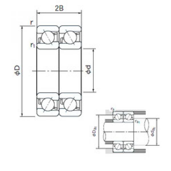 roulements 7017DT NACHI #1 image