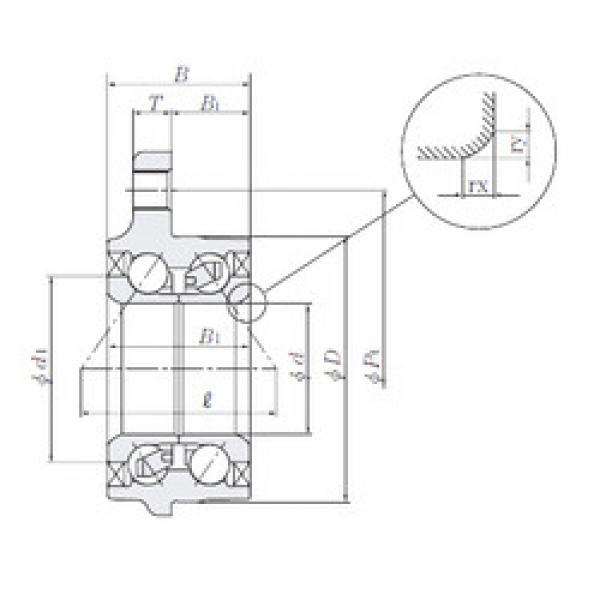 roulements HUB204-5 NTN #1 image