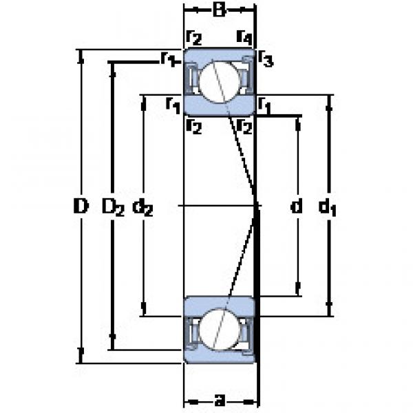 roulements S7016 ACD/HCP4A SKF #1 image