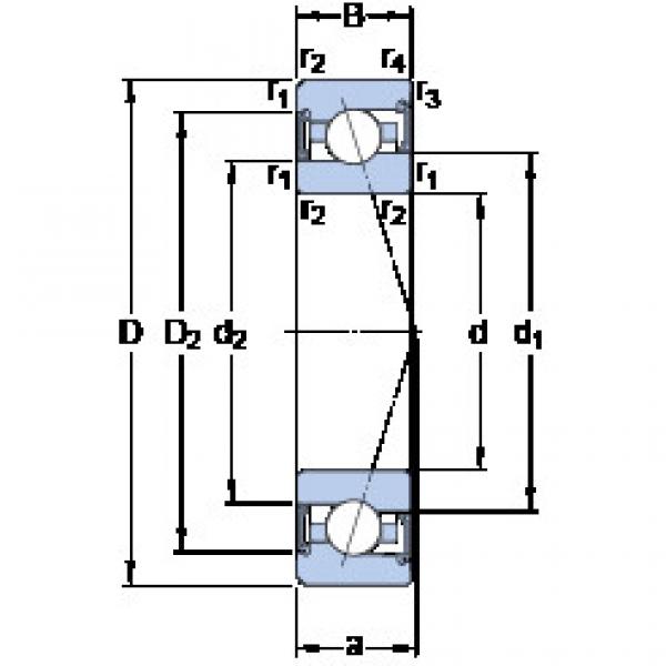 roulements S7020 ACE/HCP4A SKF #1 image