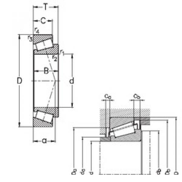 roulements T7FC075 NKE #1 image