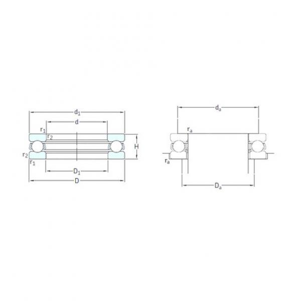 roulements 51196F SKF #1 image