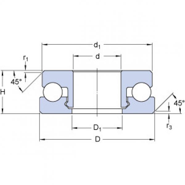 roulements 51109 V/HR22Q2 SKF #1 image