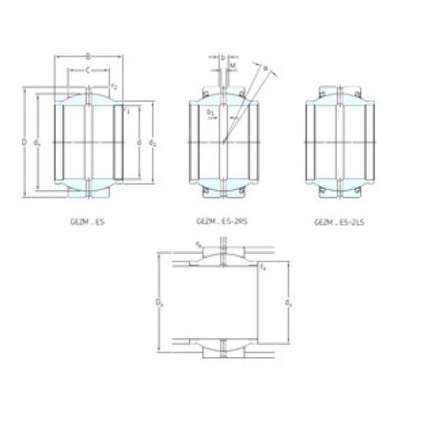 roulements GEZM308ES-2RS SKF #1 image