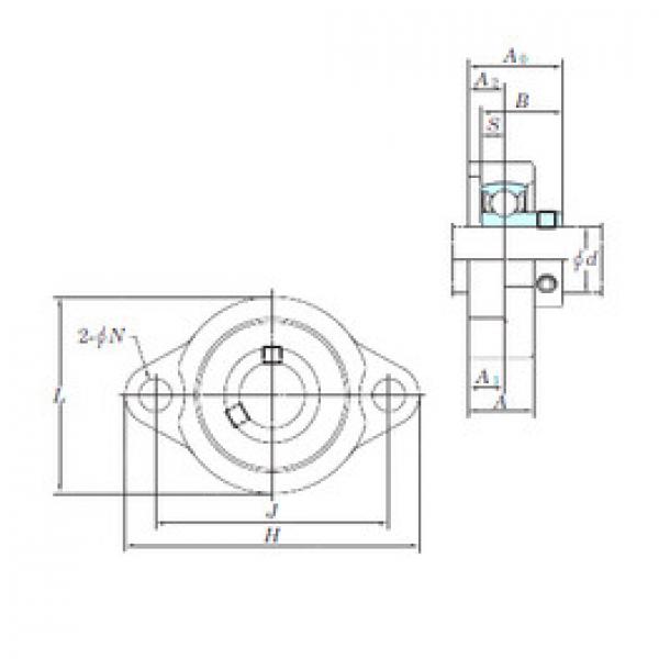 roulements BLF205-16 KOYO #1 image