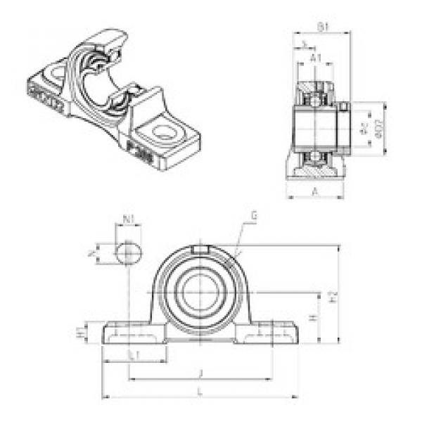 roulements EXP214 SNR #1 image