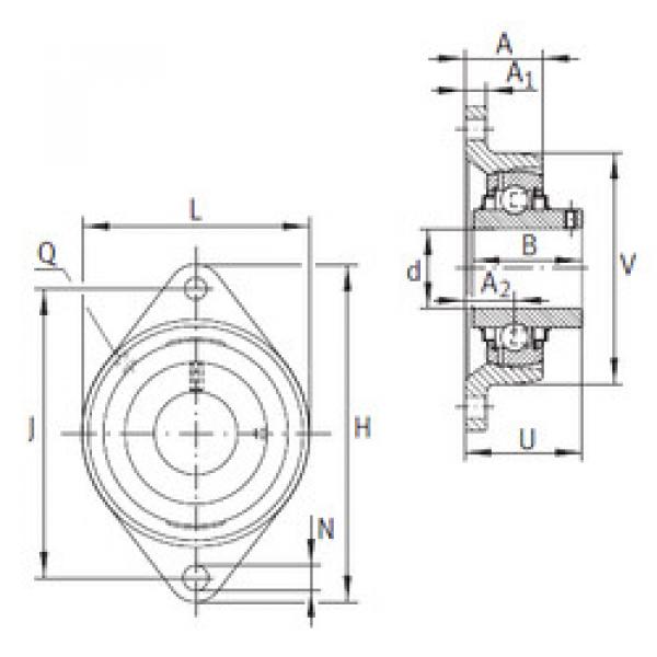 roulements RCJTY55-JIS INA #1 image