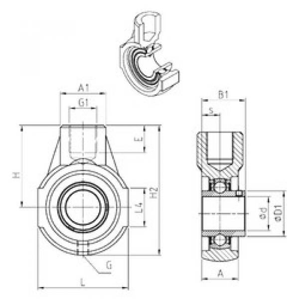 roulements UCEHE207 SNR #1 image