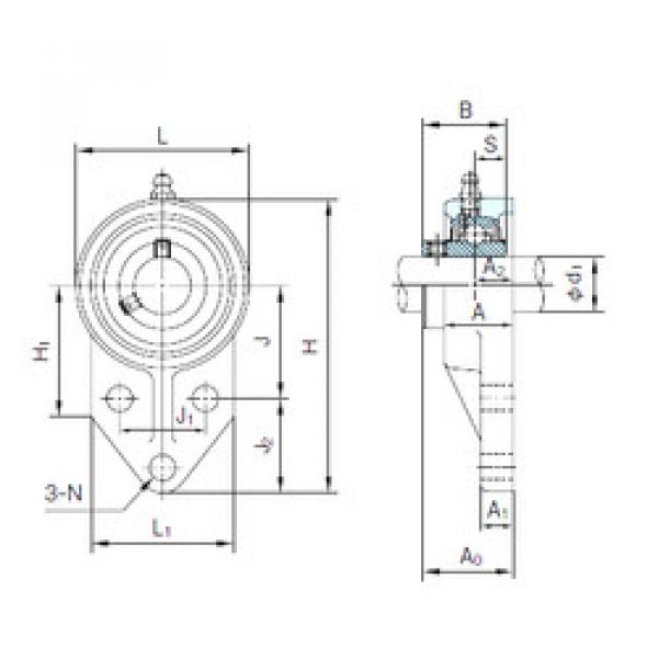 roulements UCFK207 NACHI #1 image