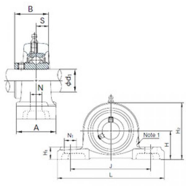 roulements UCP320 NACHI #1 image