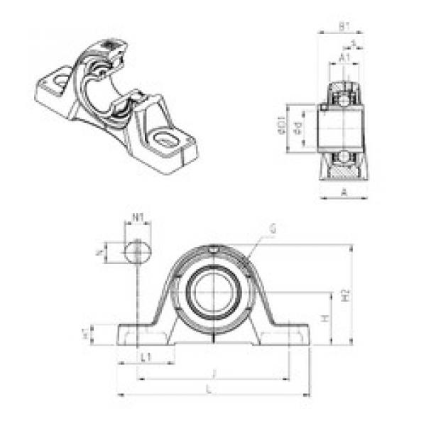 roulements UCPE211 SNR #1 image