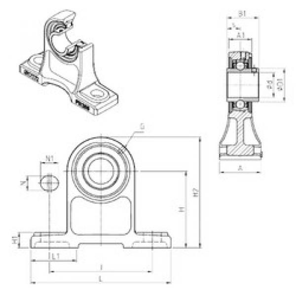 roulements UCPH202 SNR #1 image