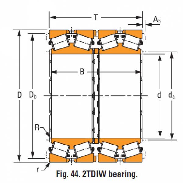 Bearing lm258648dgw lm258610d #2 image