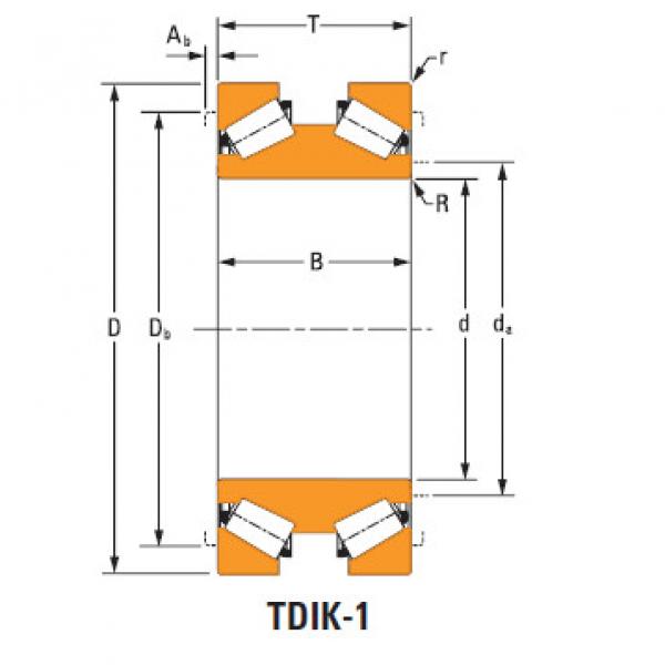 Bearing JHH932136dw JHH932119w #1 image