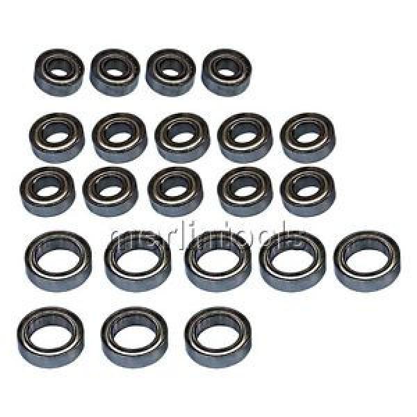 5x11x4, 6x12x4, 10x15x4mm Bearing Set For TAMIYA Model airplane Car Etc. #5 image