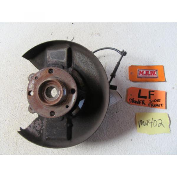 90-98 SAAB 9000 LEFT FRONT SPINDLE KNUCKLE HUB WHEEL BEARING DRIVER L LH LF CAR #3 image