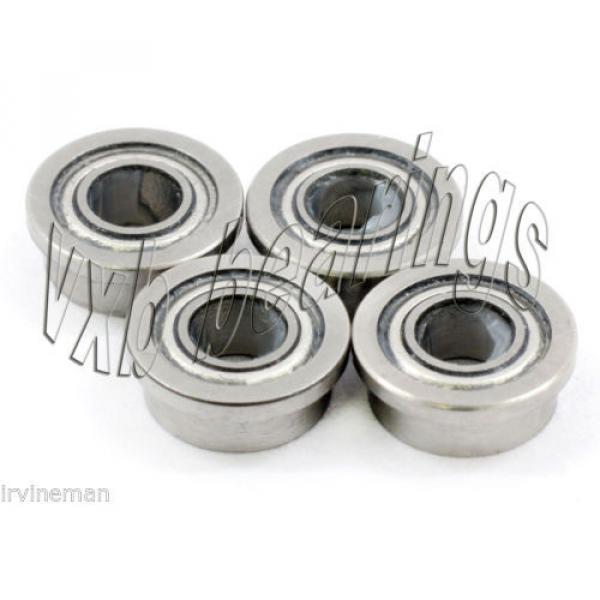 4 Flange Bearing SLOT CAR 1/8&#034;x 1/4&#034; Ceramic Bearings #2 image