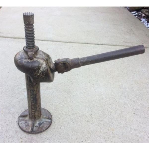 Vintage  F.W. Mann Co. Ball Bearing Kimball Auto / Car Screw Jack PAT AP&#039;D #1 image